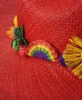 Red Happy Hat