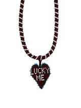 Short Lucky Me Brown Necklace