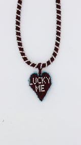 Short Lucky Me Brown Necklace
