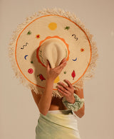 Hand-Painted Shiny Hat